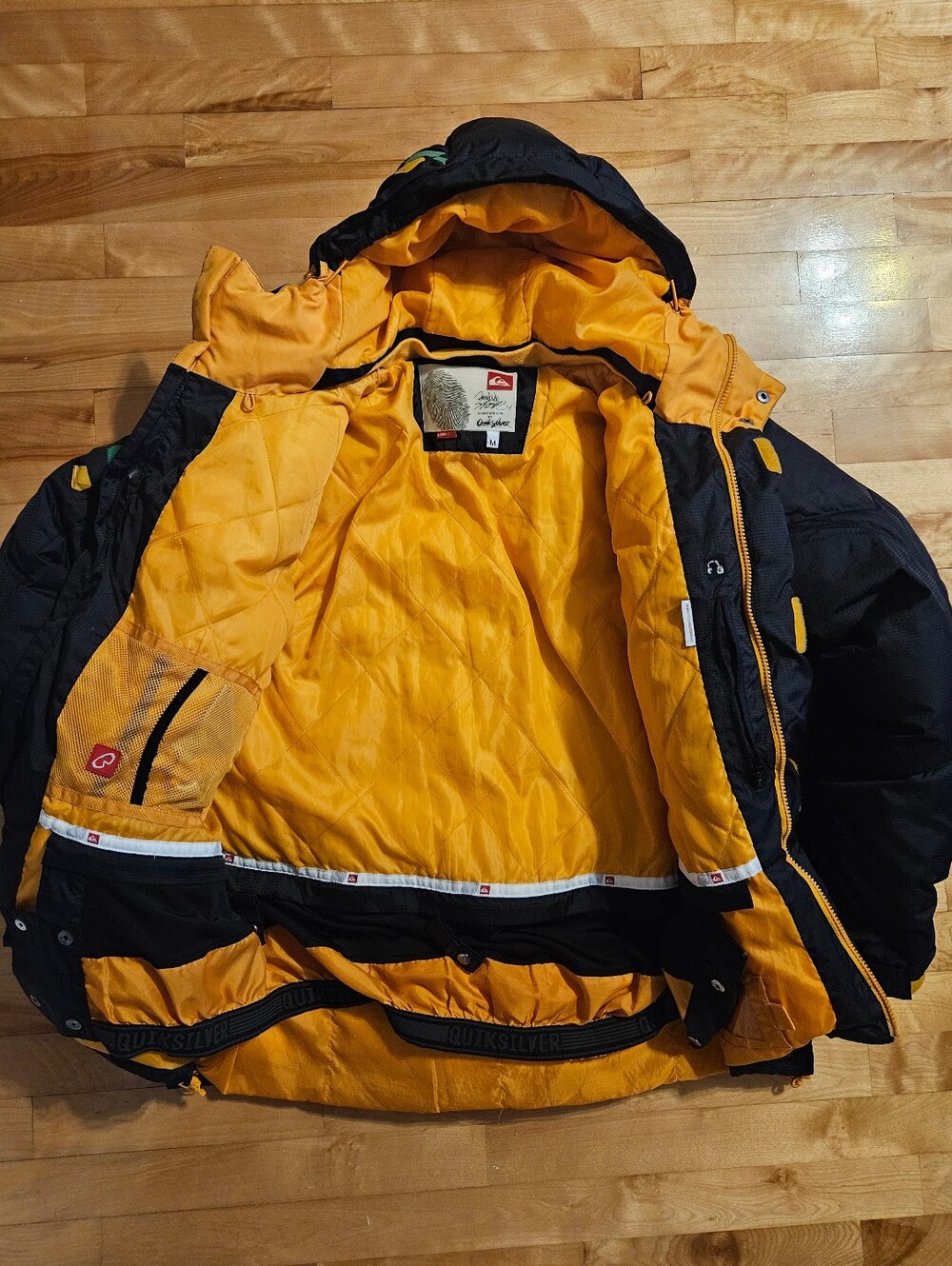 Quiksilver Puffer Parka Down & Feather Filled Size Men's M Coat Jacket